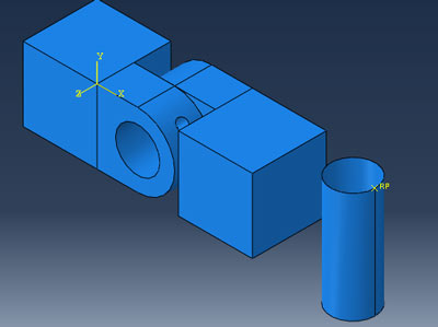 آموزش تحلیل شبیه سازی لولا تحت کشش مونتاژ شده د abaqus